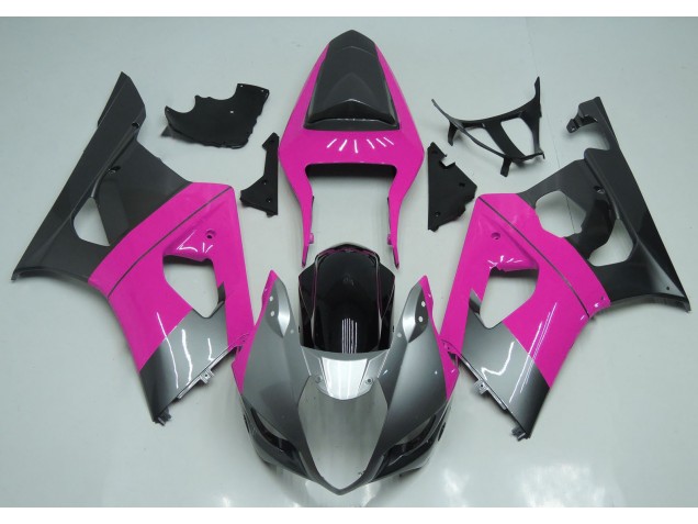 Rosa Argento & Nero 03-04 Suzuki GSXR 1000 Carena
