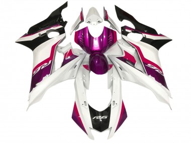 Rosa & Bianco Lucido 17-21 Yamaha R6 Carena