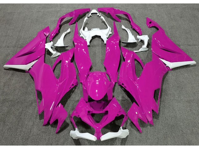Rosa Lucido & Bianco 19-23 Kawasaki ZX6R Carena