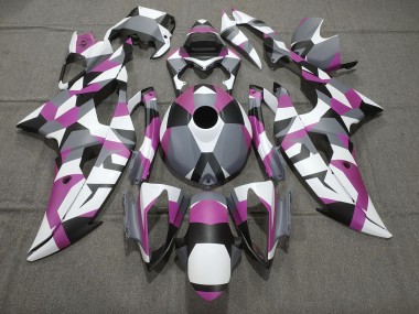 Rosa Mimetico Tinta Unita 08-16 Yamaha R6 Carena