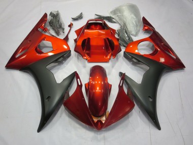 Rosso/Arancio Opaco 03-04 Yamaha R6 Carena