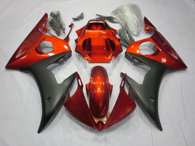 Rosso/Arancio Opaco 03-04 Yamaha R6 Carena