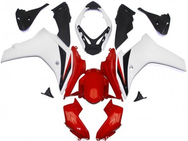 Rosso & Bianco Lucido 11-12 Honda CBR600F Carena