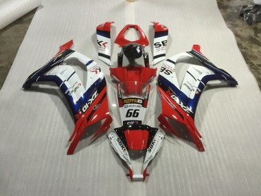 Rosso Blu & Bianco Corse 11-15 Kawasaki ZX10R Carena