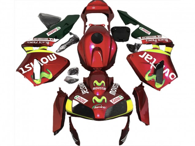 Rosso Intenso Movistar 03-04 Honda CBR600RR Carena