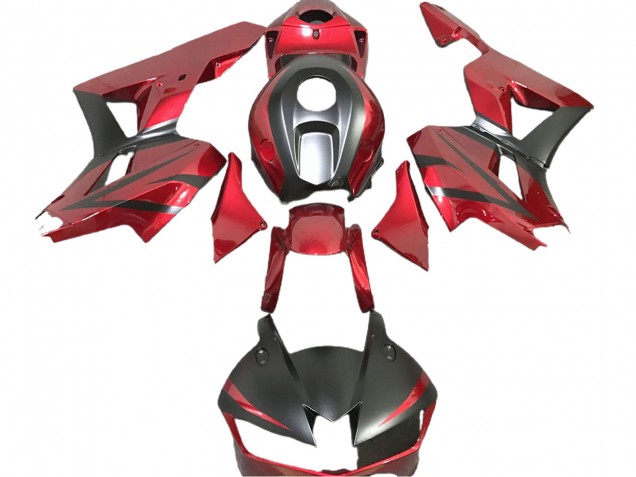 Rosso Intenso & Nero Opaco 13-23 Honda CBR600RR Carena