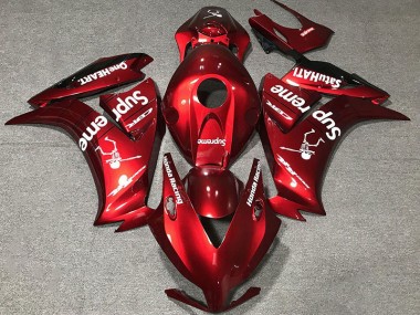 Rosso Intenso Personalizzato 12-16 Honda CBR1000RR Carena