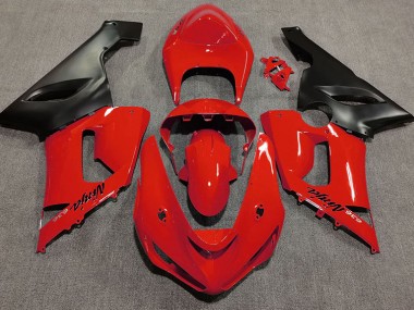 Rosso Lucido 05-06 Kawasaki ZX6R Carena