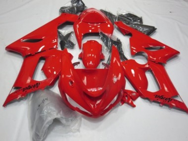 Rosso Lucido 05-06 Kawasaki ZX6R Carena