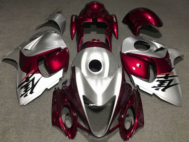 Rosso Lucido & Argento 08-20 Suzuki GSXR 1300 Carena