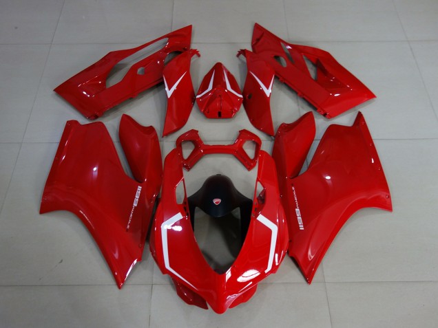 Rosso Lucido & Bianco 11-14 Ducati 1199 Carena