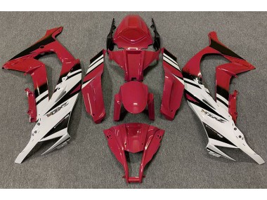 Rosso Lucido & Bianco 11-15 Kawasaki ZX10R Carena