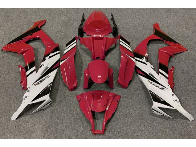 Rosso Lucido & Bianco 11-15 Kawasaki ZX10R Carena