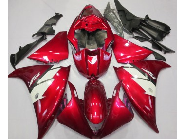 Rosso Lucido & Bianco 12-14 Yamaha R1 Carena