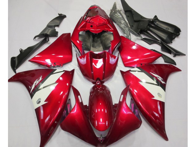 Rosso Lucido & Bianco 12-14 Yamaha R1 Carena