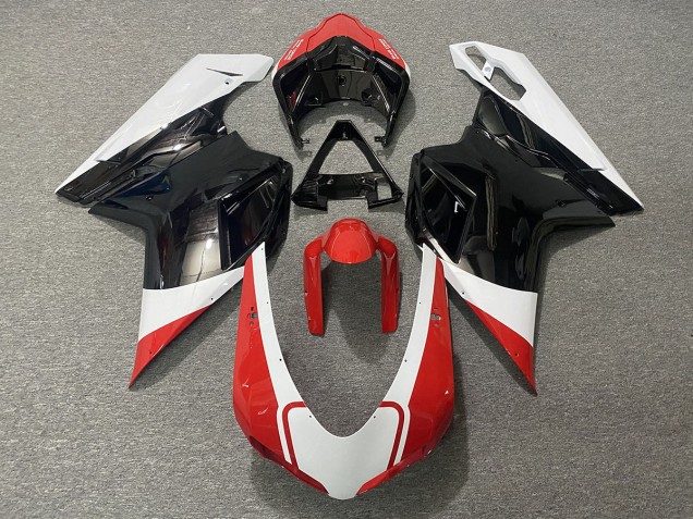 Rosso Lucido Bianco & Nero 07-14 Ducati 848 1098 1198 Carena