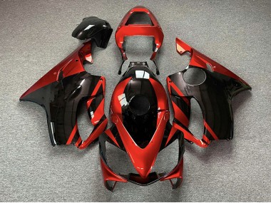 Rosso Lucido & Nero 01-03 Honda CBR600 F4i Carena