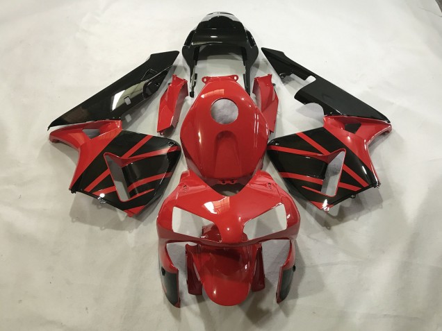 Rosso Lucido/Nero 03-04 Honda CBR600RR Carena