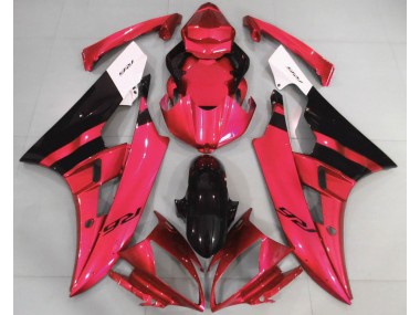 Rosso Lucido & Nero 06-07 Yamaha R6 Carena