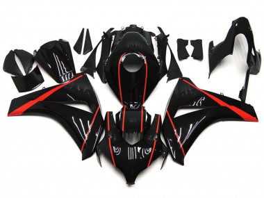 Rosso Lucido & Nero 08-11 Honda CBR1000RR Carena