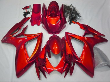 Rosso Lucido Tinta Unita 06-07 Suzuki GSXR 600-750 Carena