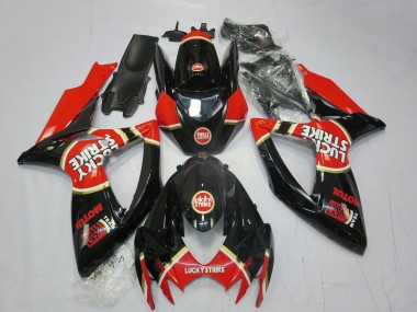 Rosso Lucky Strike 06-07 Suzuki GSXR 600-750 Carena