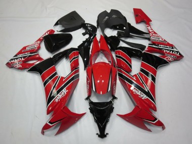 Rosso Nero 08-10 Kawasaki ZX10R Carena