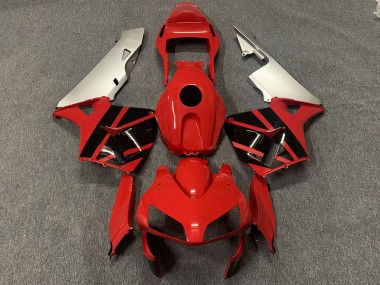 Rosso Nero & Argento 03-04 Honda CBR600RR Carena