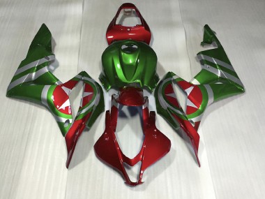Rosso & Verde Capitan America 07-08 Honda CBR600RR Carena