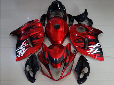 Rouge Vif Et Flamme 08-20 Suzuki GSXR 1300 Carena