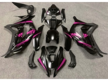 Satinato Nero & Rosa 16-19 Kawasaki ZX10R Carena