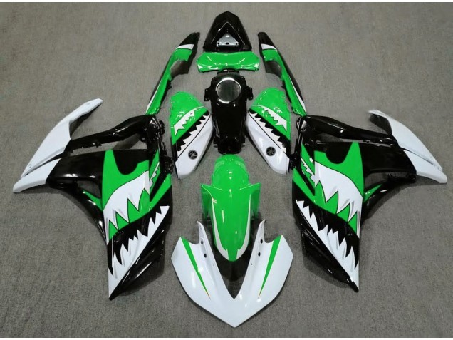 Squalo Bianco & Verde 15-18 Yamaha R3 Carena