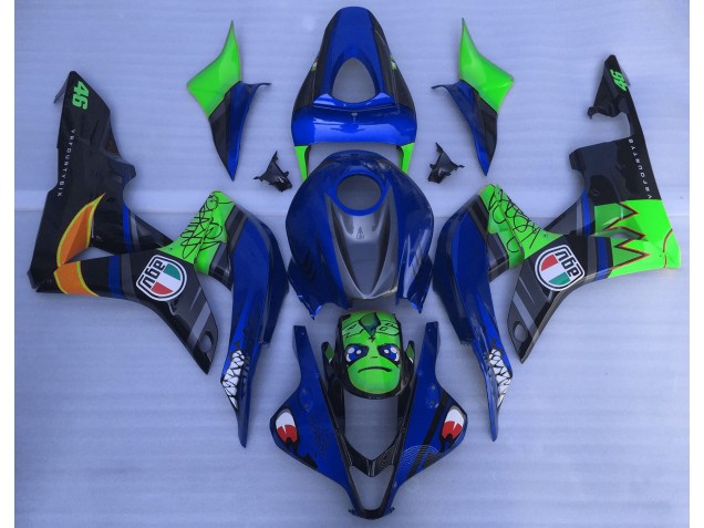 Squalo Blu & Verde 07-08 Honda CBR600RR Carena