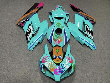 Squalo Verde Acqua 04-05 Honda CBR1000RR Carena