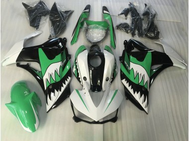 Squalo Verde & Bianco 15-18 Yamaha R3 Carena