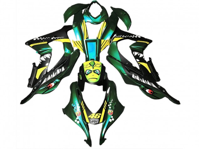 Squalo Verde Della Foresta 16-19 Kawasaki ZX10R Carena