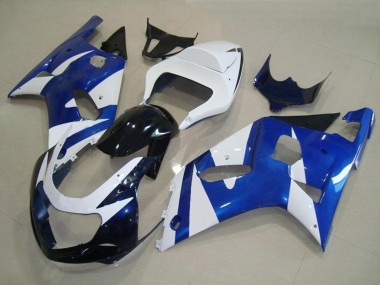 Stile Blu & Bianco OEM 01-03 Suzuki GSXR 600-750 Carena