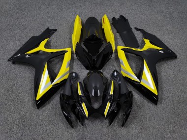 Stile Nero & Giallo OEM 06-07 Suzuki GSXR 600-750 Carena