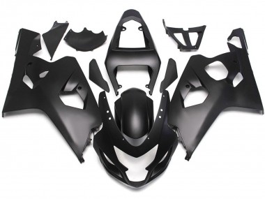 Stile Nero Opaco Con Decalcomanie Rosse 04-05 Suzuki GSXR 600-750 Carena