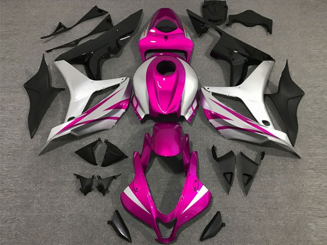 Stile OEM Rosa & Argento 07-08 Honda CBR600RR Carena