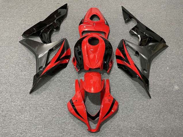 Stile OEM Rosso & Grigio 07-08 Honda CBR600RR Carena