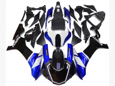 Stile Personalizzato Blu & Bianco 15-19 Yamaha R1 Carena