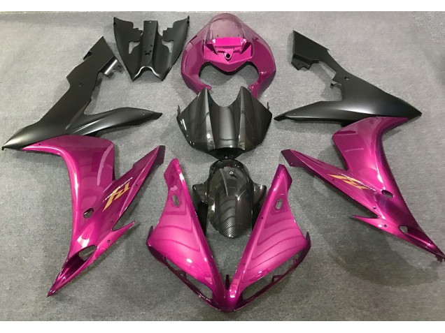 Stile Rosa Acceso & Fibra Di Carbonio 04-06 Yamaha R1 Carena