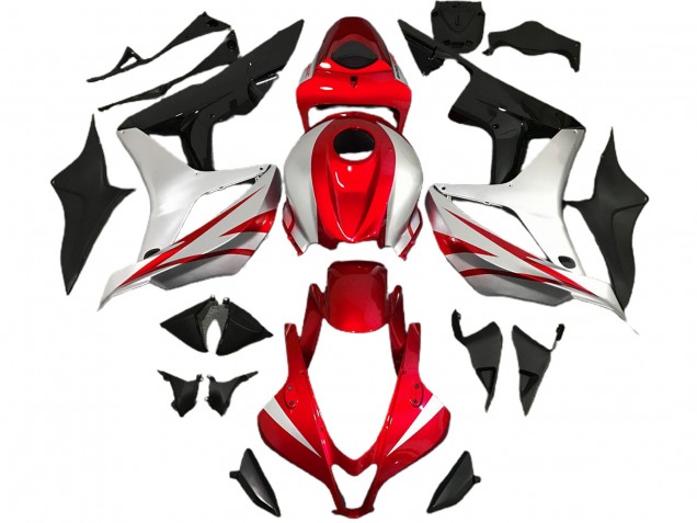Stile Rosso & Argento OEM 07-08 Honda CBR600RR Carena