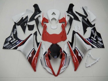 Stile Rosso Bianco & Nero 13-16 Triumph Daytona 675 Carena