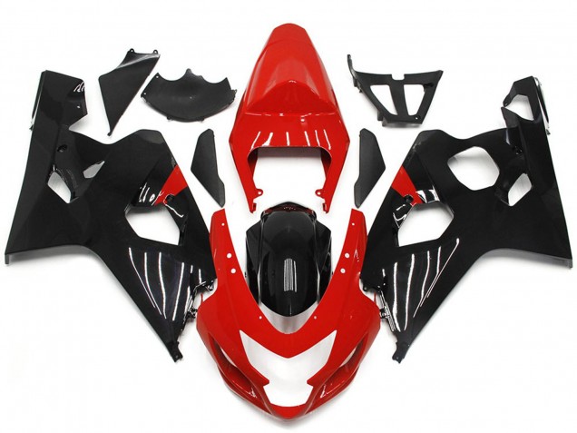 Stile Rosso & Nero Lucido 04-05 Suzuki GSXR 600-750 Carena
