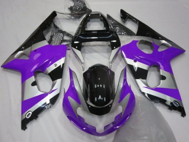 Stile Viola Argento OEM 00-02 Suzuki GSXR 1000 Carena