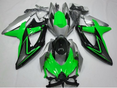 Verde & Argento 08-10 Suzuki GSXR 600-750 Carena