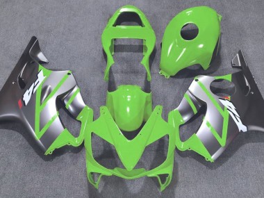 Verde & Argento Opaco 01-03 Honda CBR600 F4i Carena