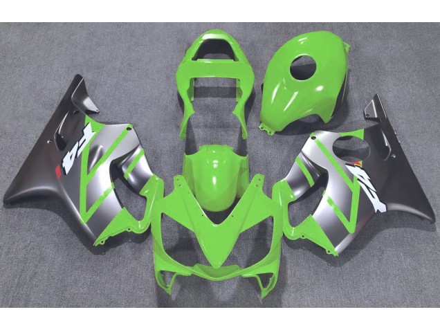 Verde & Argento Opaco 01-03 Honda CBR600 F4i Carena